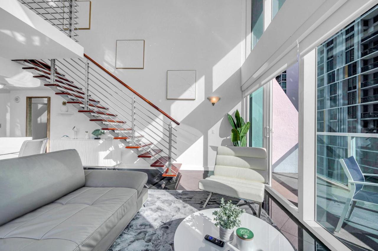 Iconic 2 Bedroom Loft Brickell-Stunning Views Miami Extérieur photo