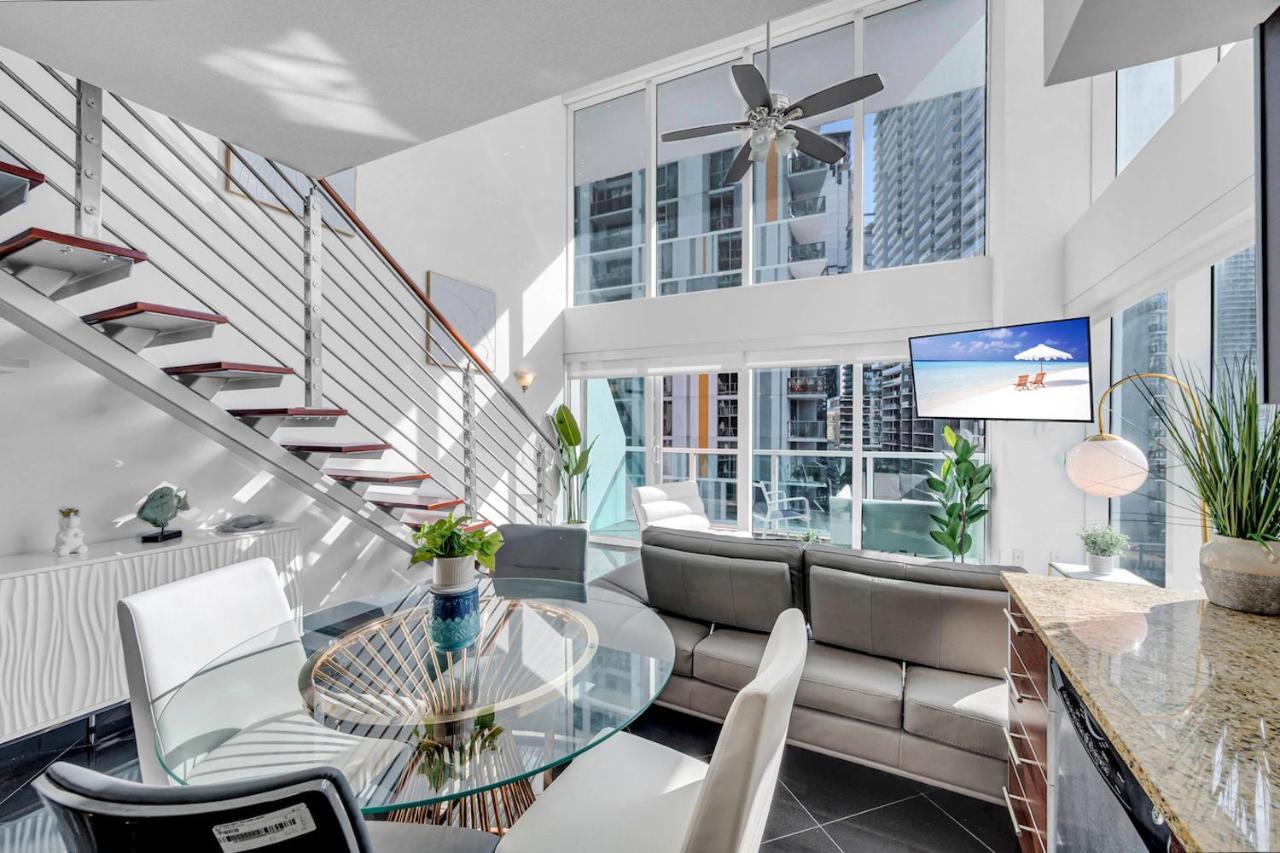Iconic 2 Bedroom Loft Brickell-Stunning Views Miami Extérieur photo